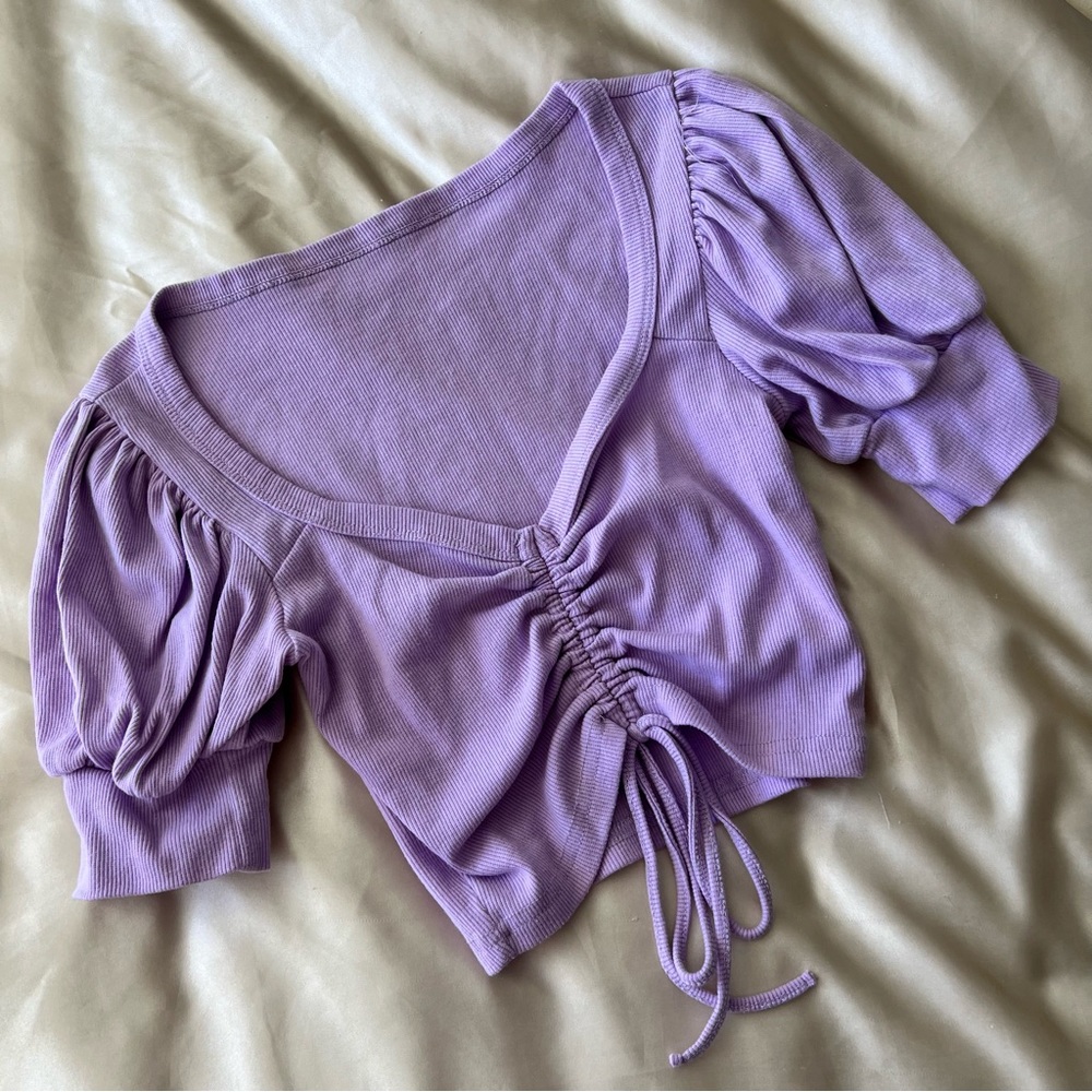 yesstyle lilac crop top